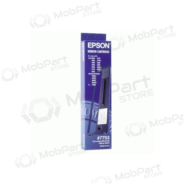 Epson 7753 LQ350 (C13S015633) (Alt: C13S015021), melna juostelė Epson 7753 LQ350 (C13S015633) (Alt: C13S015021), melna juostelė