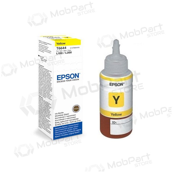 Epson (C13T66444A), dzeltens kasetne tintes printeriem Epson (C13T66444A), dzeltens kasetne tintes printeriem
