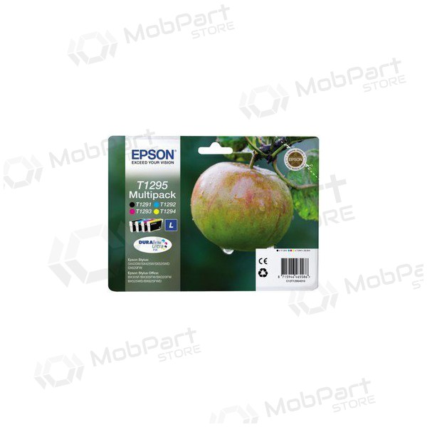Epson kasečių rinkinys (C13T12954012), melna, gaišzils , , dzeltens kasetne tintes printeriem