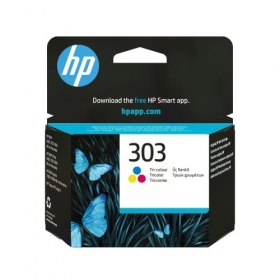 HP 303 trīskrāsu (T6N01AE) tintes kasetne, CMY