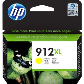 HP (3YL83AE, 912XL), dzeltena kasetne tintes printeriem, 825 lpp.