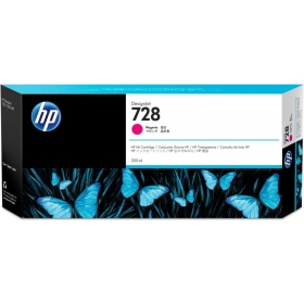 HP 728 (F9K16A) tintes kasetne, purpursarkana - SPEC