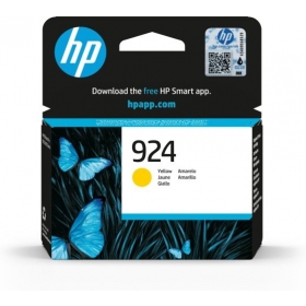 HP 924 (4K0U5NE) tintes kasetne, dzeltena