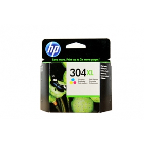 HP Nr.304 XL (N9K07AE), trīskrāsu kasetne tintes printeriem, 300 lpp.