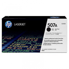 HP No.507A (CE400A), melna kasetne paredzēts lāzerprinteriem, 5500 lapas.