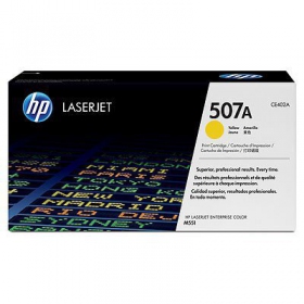 HP No.507A (CE402A), dzeltens kasetne paredzēts lāzerprinteriem, 6000 lapas.