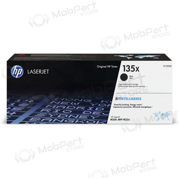 HP 135X (W1350X), melna kasetne paredzēts lāzerprinteriem, 2400 lapas.