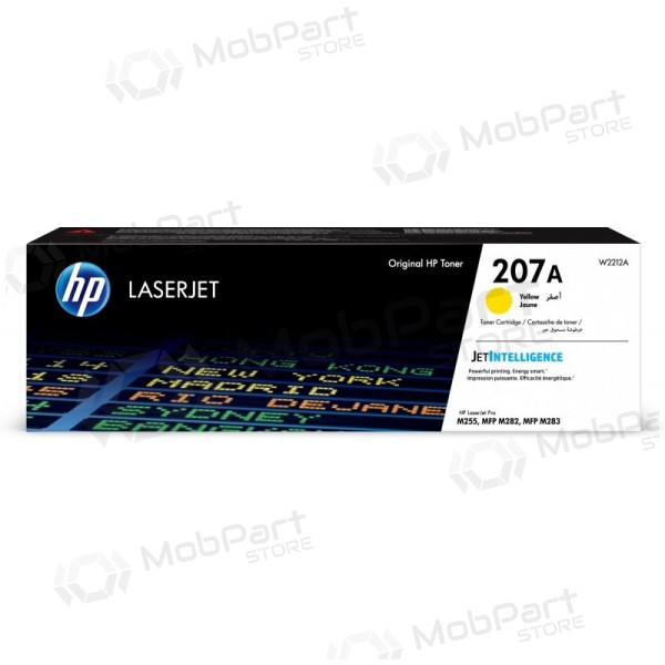 HP 207A (W2212A) Lāzerkasetne, dzeltena