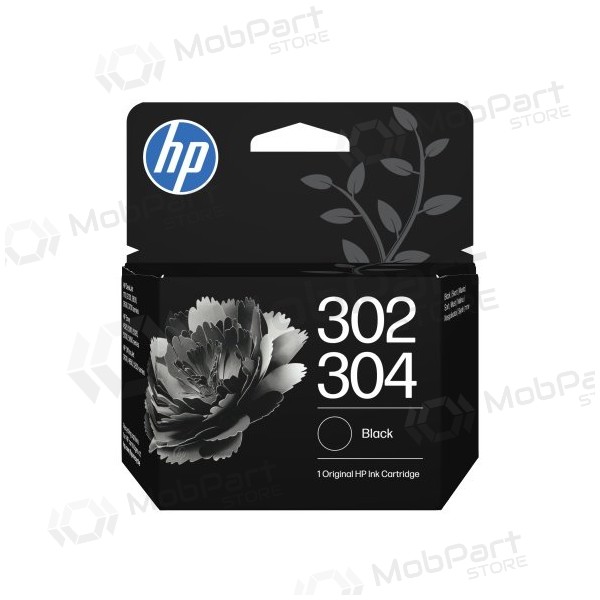 HP 302/304 (B7RT7AE) tintes kasetne, melna