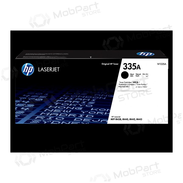 HP 335A (W1335A) lāzerkasetne, melna