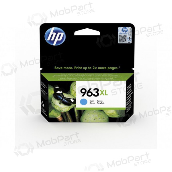 HP (3JA27AE, 963XL), gaišzils  kasetne tintes printeriem, 1600 lapas.