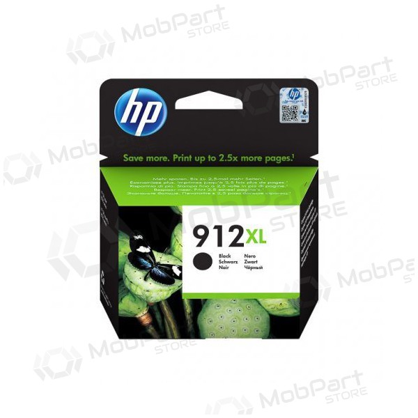 HP (3YL84AE, 912XL), melna kasetne tintes printeriem, 825 lapas.
