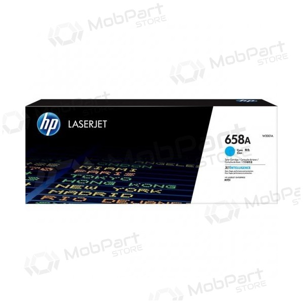HP 658A (W2001A) Lāzerkasetne, Zila