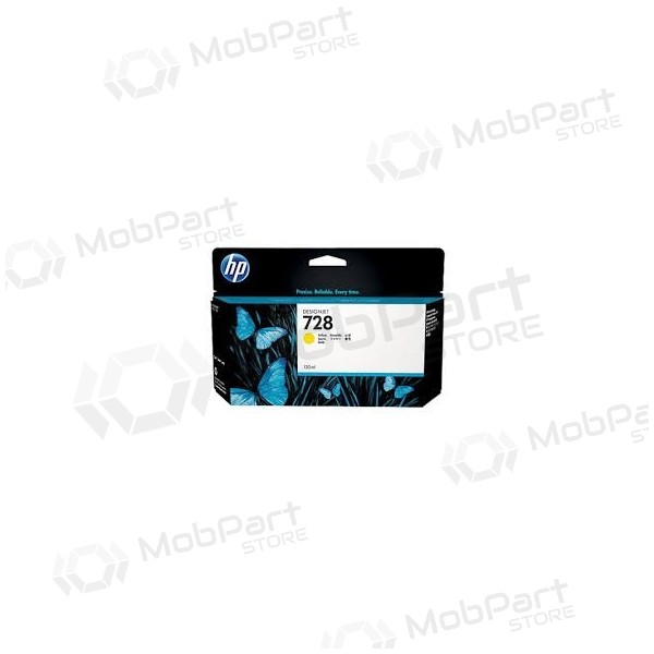 HP 728 (F9J65A) tintes kasetne, dzeltena