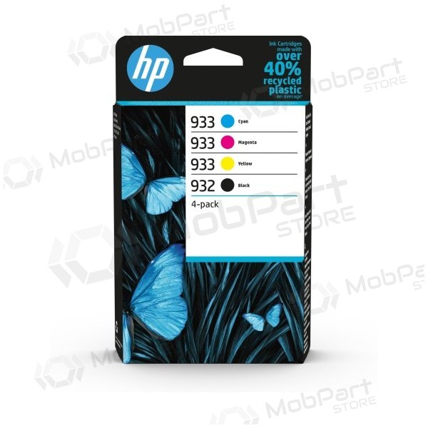 HP 932/933 4-pack (6ZC71AE) Tintes kasetņu komplekts, BK/C/M/Y