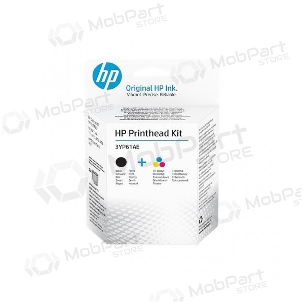 HP GT52 (3YP61AE) drukas galviņu komplekts, melns/trīskrāsu