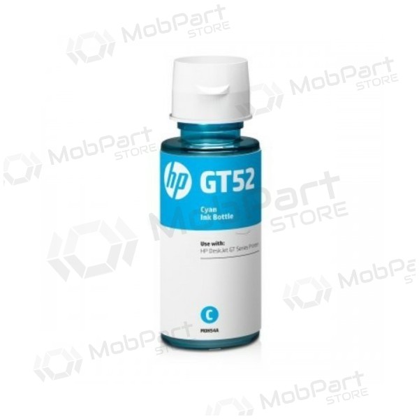HP GT52 (M0H54AE) tintes uzpildes pudelīte, zila