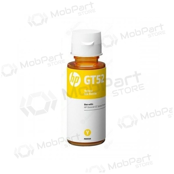 HP GT52 (M0H56AE) tintes uzpildes pudelīte, dzeltena