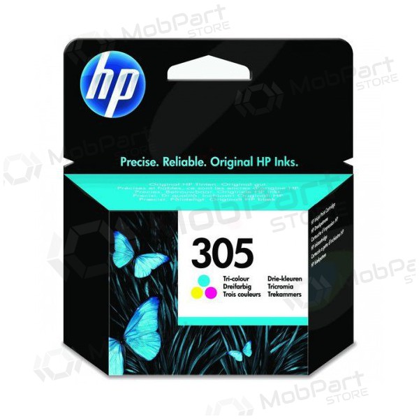 HP No.305 kasečių rinkinys (3YM60AE), gaišzils , , dzeltens kasetne tintes printeriem, 100 lapas.