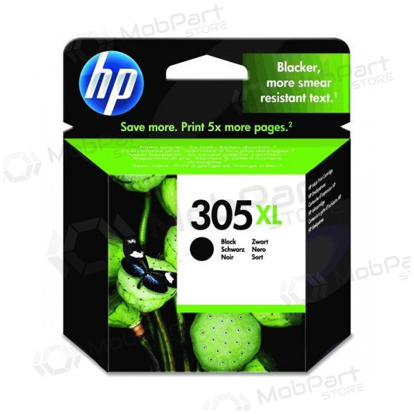 HP No.305 XL (3YM62AE), melna tintes printeriem, 240 lapas.