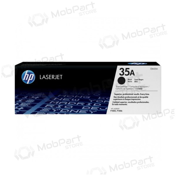 HP No.35A (CB435A), melna kasetne paredzēts lāzerprinteriem, 1500 lapas.