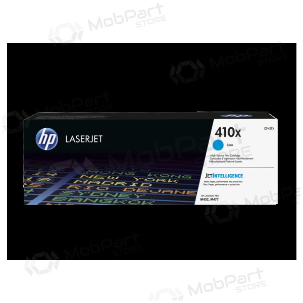 HP Nr.410X HC (CF411X), zila kasetne lāzerprinteriem, 5000 lpp.