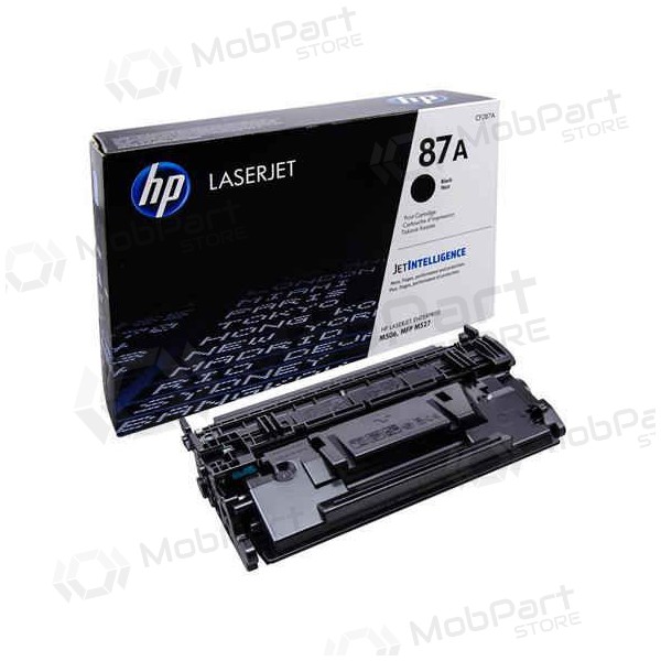 HP No.87A (CF287A), melna kasetne paredzēts lāzerprinteriem, 8550 lapas.