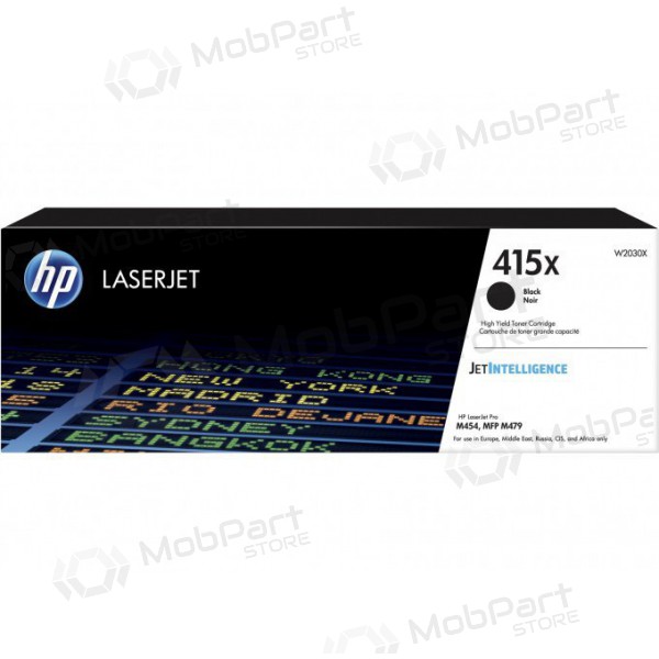 HP (W2030X, 415X), melna kasetne paredzēts lāzerprinteriem