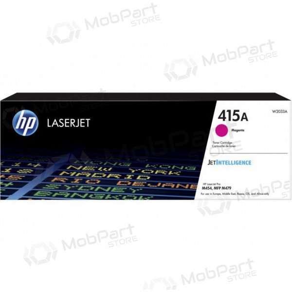 HP (W2033A, 415A), purpursarkana kasetne lāzerprinteriem