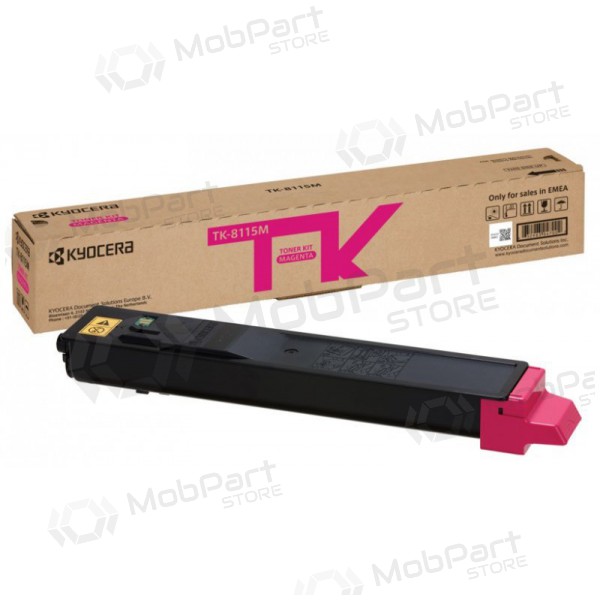 Kyocera (1T02P3BNL0, TK-8115M),  kasetne paredzēts lāzerprinteriem, 6000 lapas.