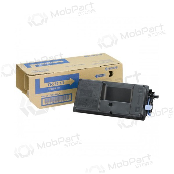 Kyocera TK-3110 (1T02MT0NL0), melna kasetne paredzēts lāzerprinteriem, 15500 lapas.