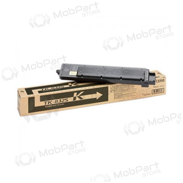 Kyocera TK-8325 (1T02NP0NL0), melna kasetne paredzēts lāzerprinteriem, 18000 lapas.