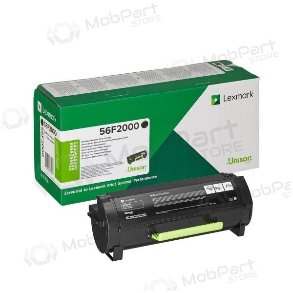 Lexmark 56F2000 lāzerkasetne, melna