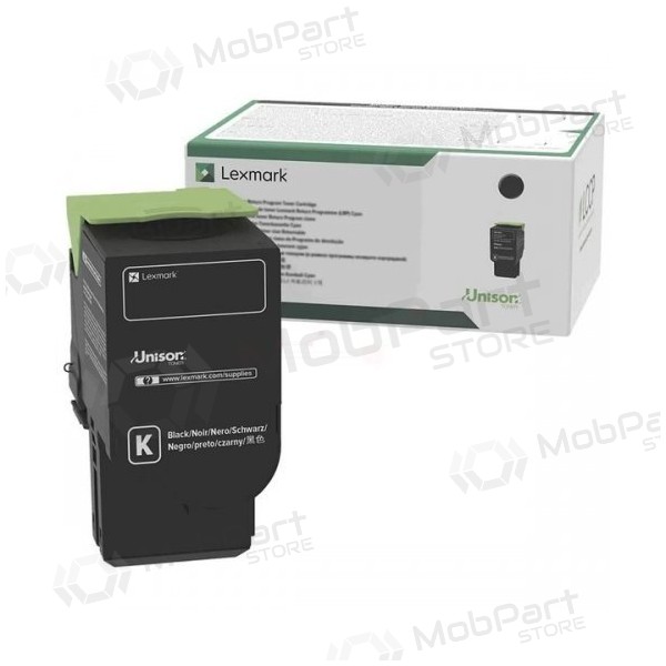 Lexmark 78C2XK0 lāzerkasetne, melna