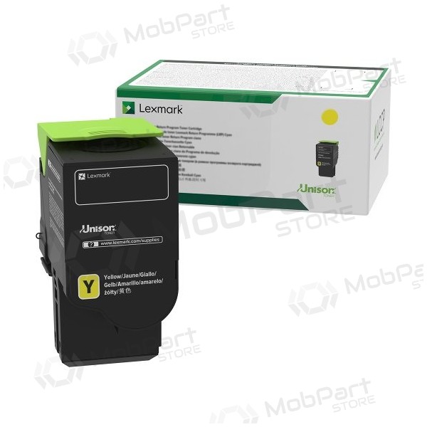 Lexmark 78C2XY0 kasetė lāzerprinteriem, dzeltena (5000 lapas)