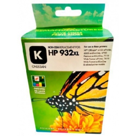 Neoriģināla Static Control HP 932XL (CN053AE), melna kasetne tintes printeriem, 1000 lpp.