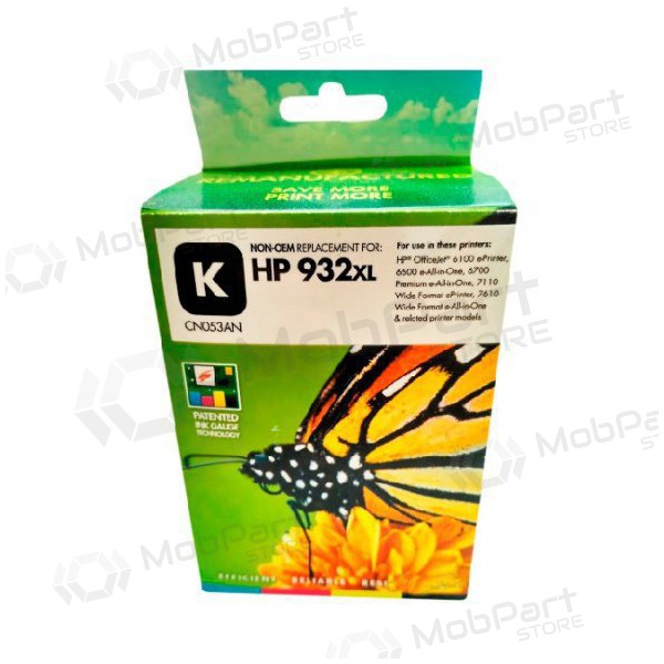 Neoriģināls Static Control HP 932XL (CN053AE), melna kasetne tintes printeriem, 1000 lapas.