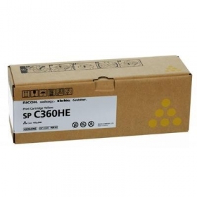 Ricoh SP C360HE (408187) Lāzerkasetne, Dzeltena
