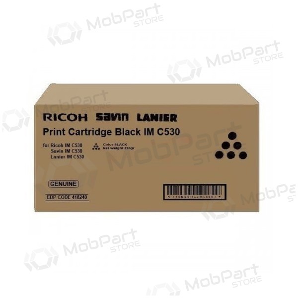 Ricoh IMC530 (418240), melna kasetne lāzerprinteriem, 20500 lpp.