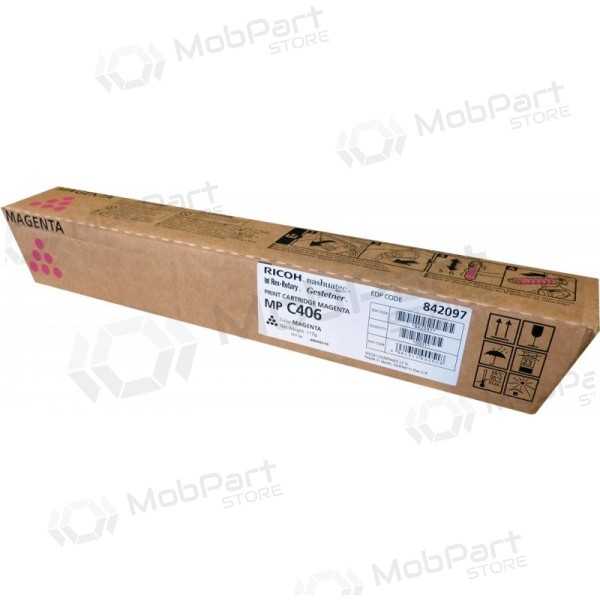 Ricoh MP C406 (842097) lāzerkasetne, purpursarkana