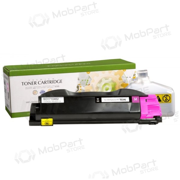 Static Control lāzera kasetne purpursarkana, saderīga ar Kyocera TK-590M