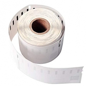 TopJet etiķešu rullis melns uz balta, 54x101mm, 220 uzlīmes, saderīgs ar Dymo 99014 (S0722430)