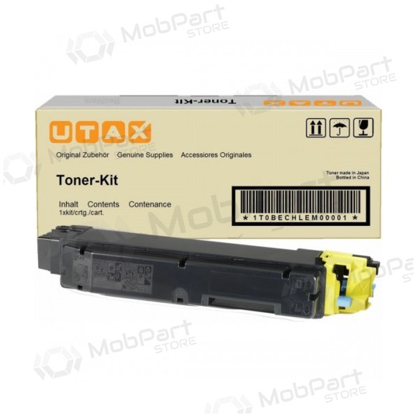 Triumph Adler Kit PK-5011Y/ Utax PK5011Y (1T02NRAUT0/ 1T02NRATA0), dzeltens kasetne paredzēts lāzerprinteriem